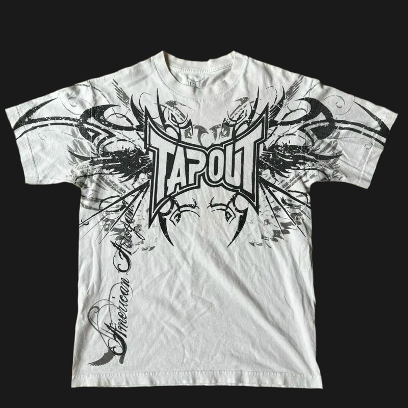 Tapout Affliction T Shirt Punk Hip Hop Graphic Letter Most popular men’s shirts