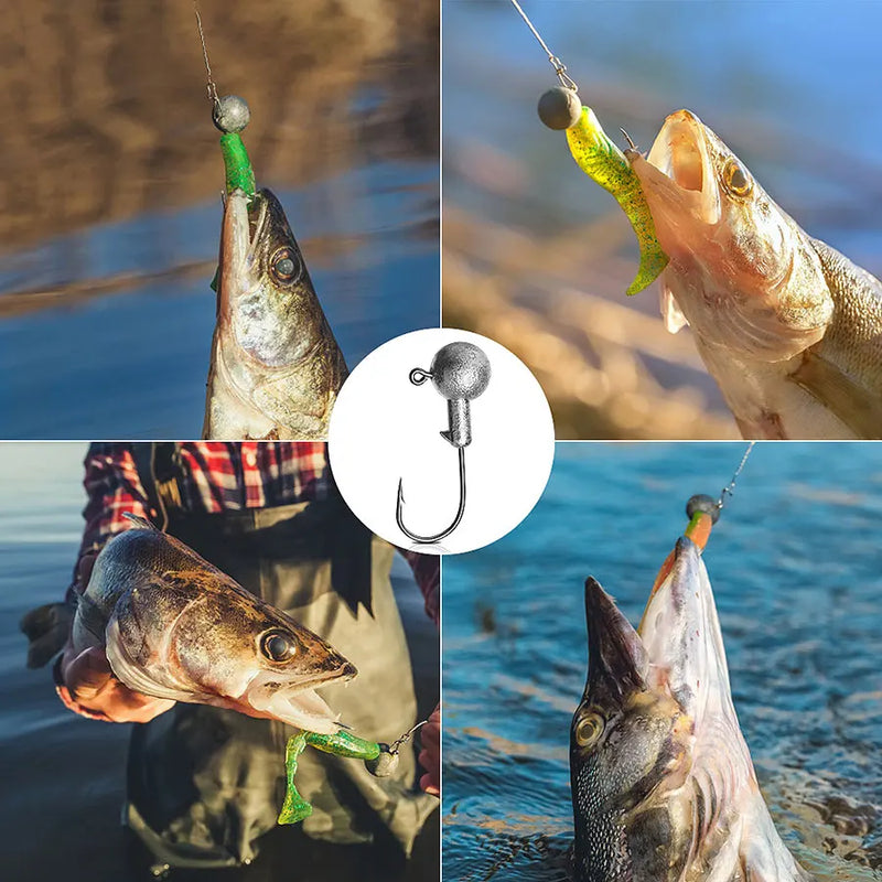 Jig head fishing hook