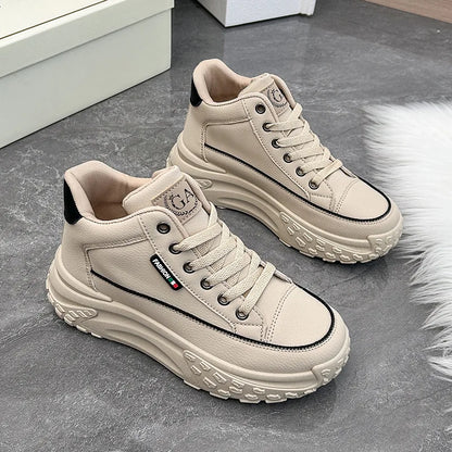 Street Shoot Sneakers INS Thick Sole Shoes 2023 Autumn New Student Running Shoe Increase Casual women shoes