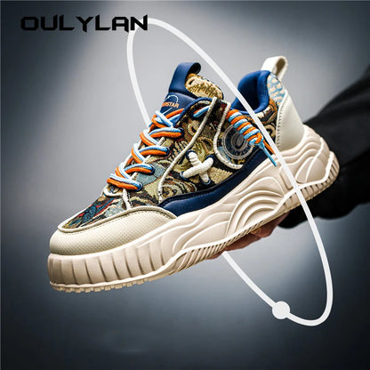 Trendy Men's Shoes Casual Versatile Sports Board Shoes Men Classic Sneakers Fashion Thick Soles Heightening Shoes