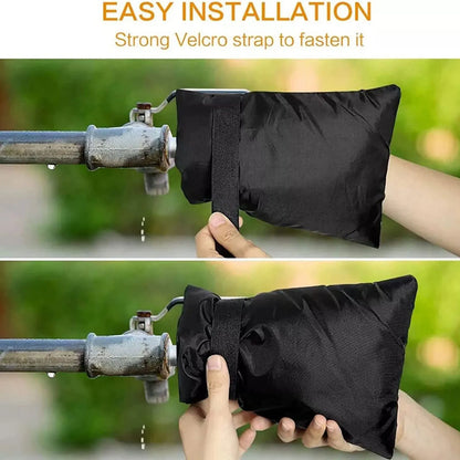 Outdoor Faucet Covers For Winter Freeze Protection, 2 Packs Faucet Insulation Cover Socks, Hose Bib Covers For Winter (15x20cm)