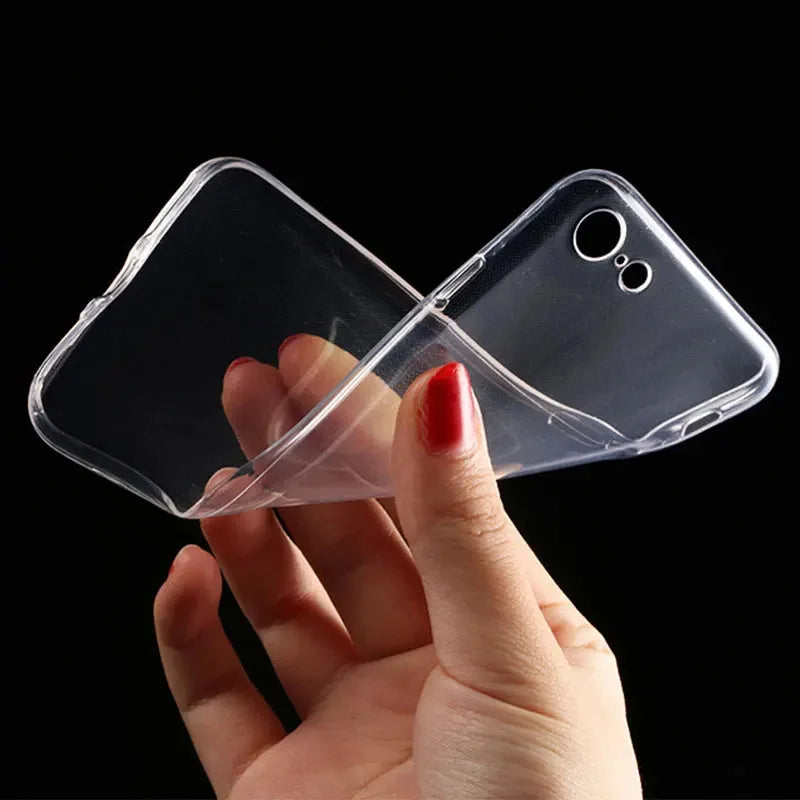 Ultra Thin Soft Transparent Silicone Phone Case for iPhone 7 8 6 6s Plus 5 5S SE 2016 2020 2022 Crystal Clear Slim Back Cover