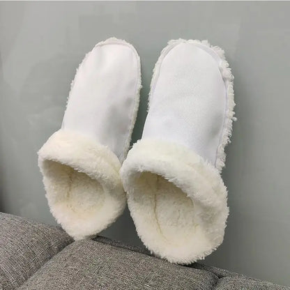 1Pair Winter Warm Plush Insoles Fur Lining Shoes Insoles For Women Men Removable Velvet Shoe Cover Thicken Soft Croc Accessories