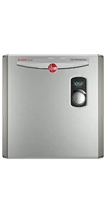 18kW 240V Tankless Electric Water Heater, Gray