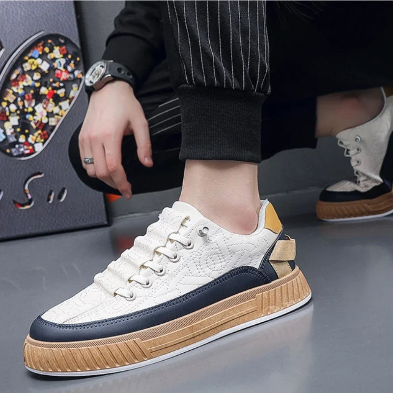 Luxury Brand Men's Sneakers Fashion Designer Casual Shoes Comfort Platform Shoes for Light Non-slip Shoes for Men Vulcanize Shoe