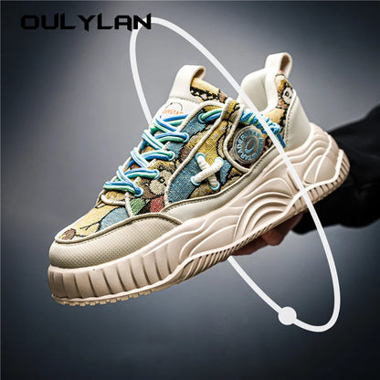 Trendy Men's Shoes Casual Versatile Sports Board Shoes Men Classic Sneakers Fashion Thick Soles Heightening Shoes