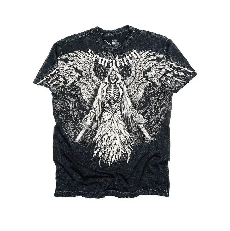 2000s Trendy Graphic T-shirts Saint Scream Remera Affliction Saint Scream Harley Mma Jiu Jitsu Custom Tshirts