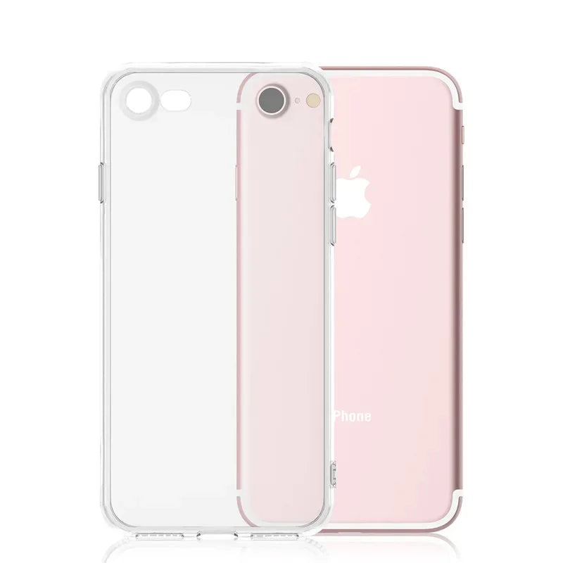 Ultra Thin Soft Transparent Silicone Phone Case for iPhone 7 8 6 6s Plus 5 5S SE 2016 2020 2022 Crystal Clear Slim Back Cover