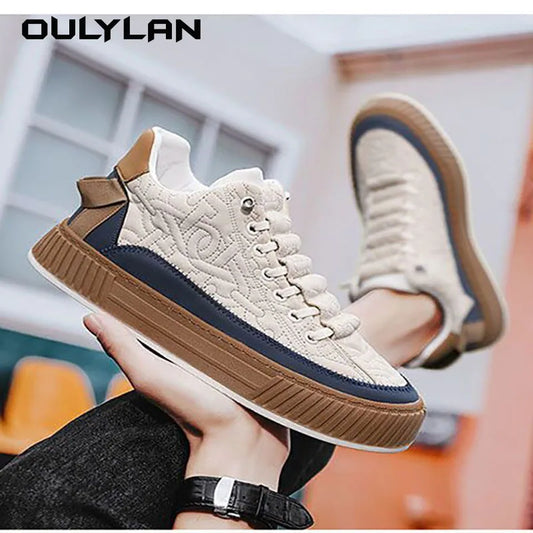 Men Design Sense  Board Shoes Men's Luxury Sneakers Casual Comfort Male Shoes Light Non-slip Brand Shoes for Men  Shoes