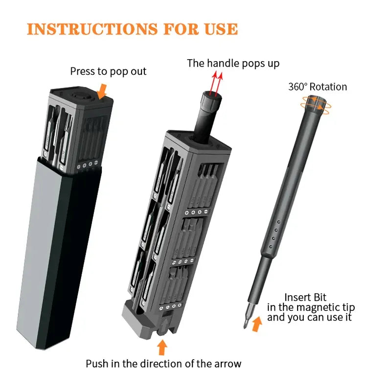 31 in 1 Precision Screwdriver Set