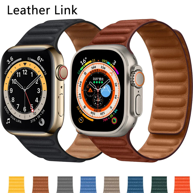 Leather Strap for Apple Watch Band